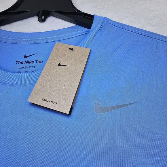 Nike Training T Shirt Men's Team Legend Long Sleeve Valor Blue Size 2XL DV7298 - Picture 5 of 13